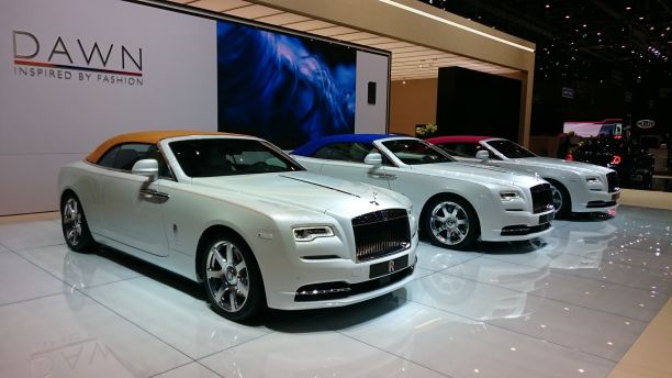 Rolls-Royce : haute couture et peinture diamant pour Genève
