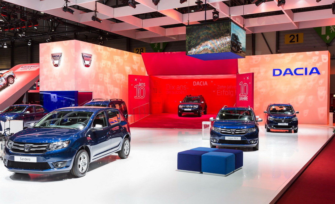 Genève 2015 le stand Dacia en photos et en vidéos