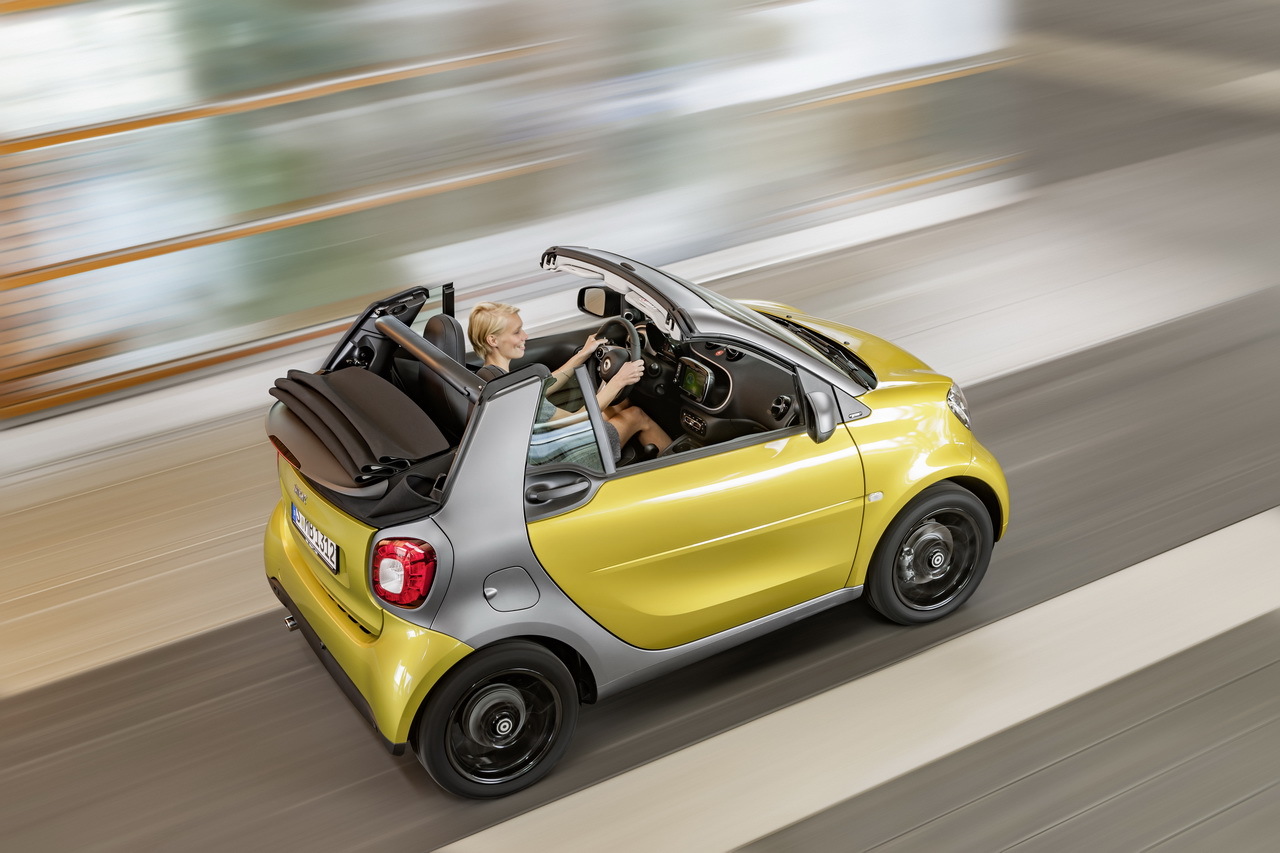 Nouvelle Smart Fortwo Cabrio (2015) premières photos officielles