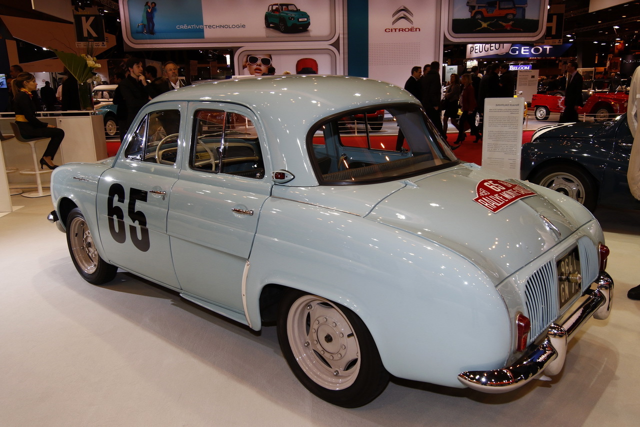 Photo 31 Rétromobile 2016 Renault Dauphine MonteCarlo 1958 vue