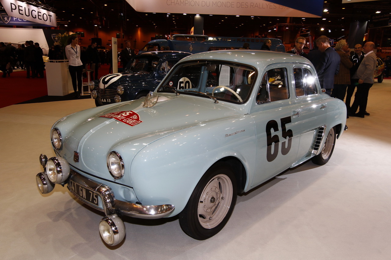 Photo 30 Rétromobile 2016 Renault Dauphine MonteCarlo 1958 vue