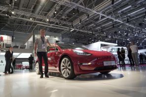 Tesla Model 3 Mondial de l'Auto 2018