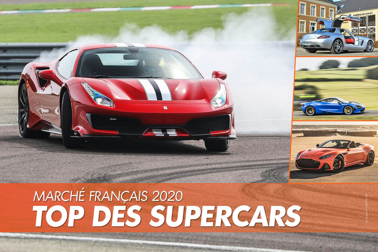 Les supercars les plus vendues en France en 2020