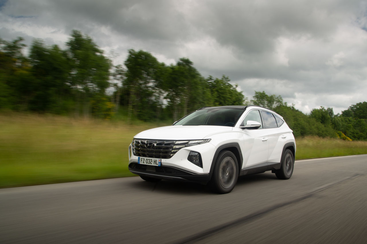 Diaporama et photos Essai Hyundai Tucson hybride rechargeable face au