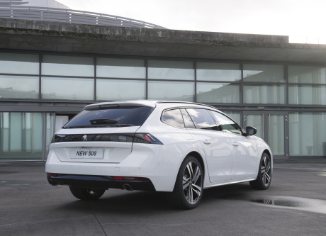 Peugeot 508 SW GT Line blanche vue arrière