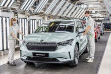 skoda enyaq IV production
