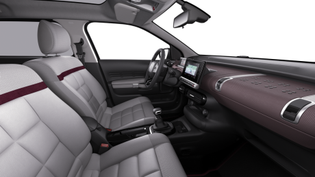 nouvelle citroën C4 cactus restylée 2018 habitacle hype red