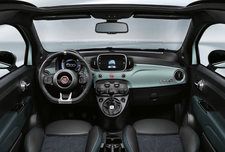 Fiat 500 Hybrid 2020 : statiques intérieur planche de bord