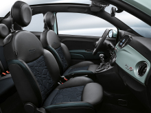Fiat 500 Hybrid 2020 : statiques intérieur places AV et AR