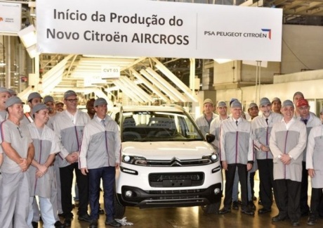 Citroen Aircross au Brésil usine de montage