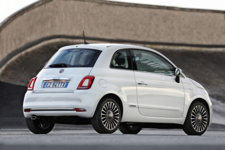 arrière fiat 500 blanche restylée 2015