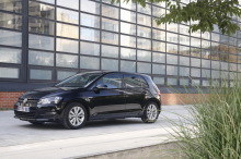 Volkswagen Golf 7 vue avant noire