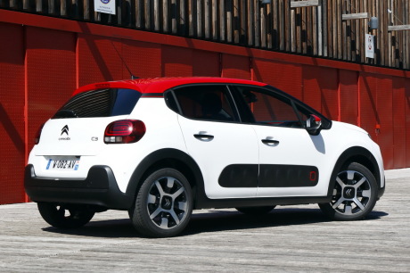 nouvelle Citroën C3 2016 vue arrière