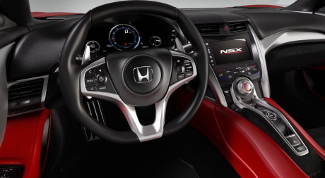 intérieur honda nsx 2015
