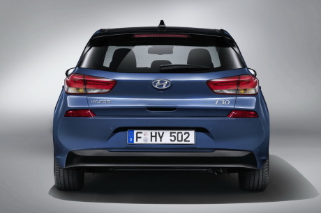 hyundai i30 2016 vue arrière