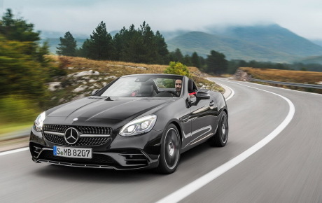 mercedes amg slc 43 noire