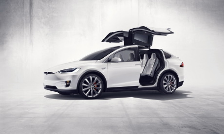 tesla model x portes ouvertes