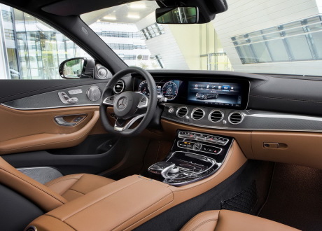 intérieur mercedes classe e beige et noir 2016