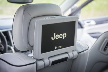 Ecran aux places arrière du Jeep Grand Cherokee