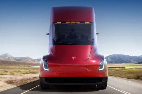 Tesla Semi vue de face