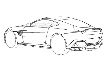 aston martin vantage dessin 2018