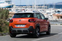 citroen c3 aircross orange vue arrière