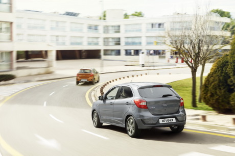 vue arrière ford ka+ grise 2018