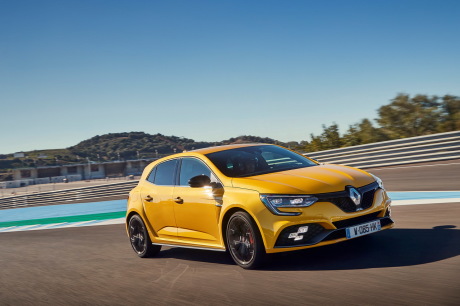 Mégane RS 2018 jaune travelling avant