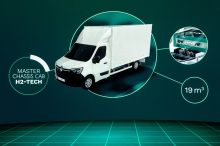 renault master h2-tech chassis cab