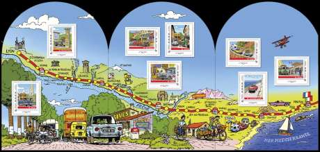 timbres la poste nationale 7 menton