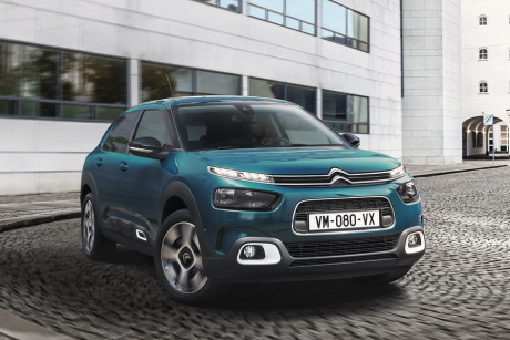 nouvelle citroën C4 cactus restylée 2018 bleu