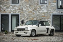 renault 5 turbo white front