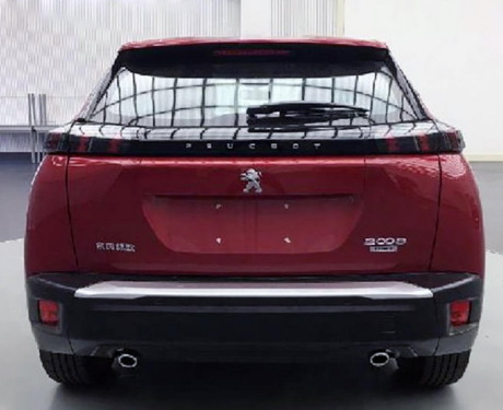 peugeot 2008 chine statique rouge arriere