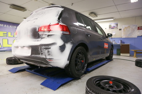 pneu hiver neige piste test atelier