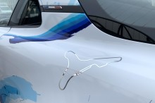 Alpine A110 art car Sastrugas circuit
