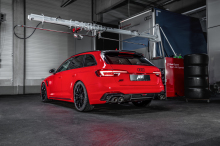 ABT RS4+ vue avant rouge misano