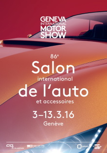 affiche officielle salon auto de geneve 2016