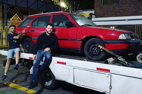 Alfa Romeo 33 Sport Wagon rouge argentine