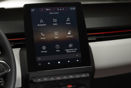 tablette tactile 9,3 pouces renault clio 5
