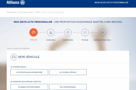 Devis en ligne Allianz