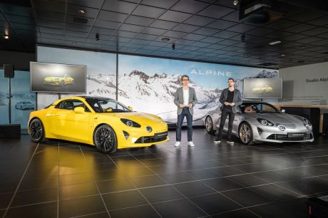 Alpine A110 S Color Edition jaune et Légende GT gris mercure
