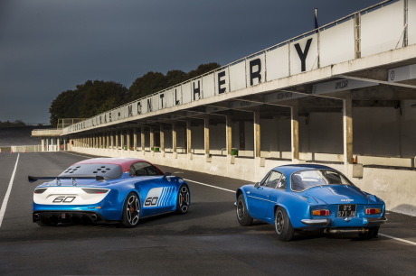 Alpine Célébration concept vs Alpine A110 1600 SC Montlhéry