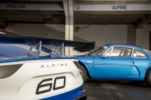 Alpine Célébration concept vs Alpine A110 1600 SC Montlhéry