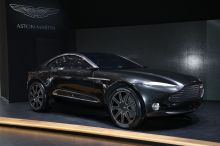 photo concept car aston martin DBX salon de Genève 2015
