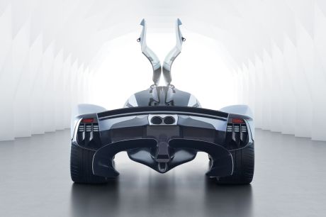 Aston Martin Valkyrie Prototype 2017 Arrière Portes papillon