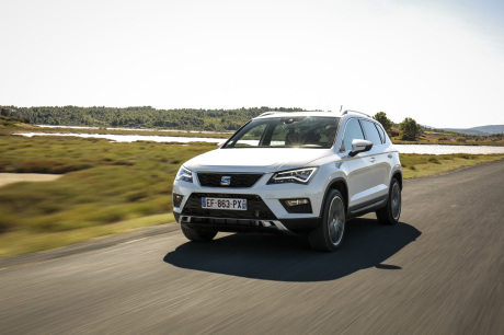 seat ateca dynamique sur route