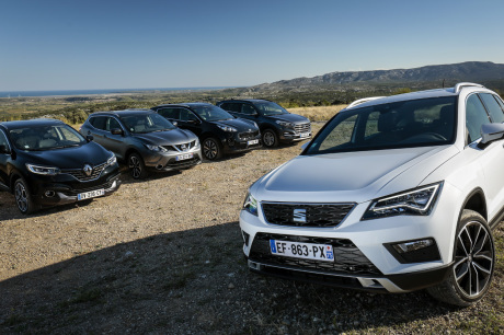 3/4 avant seat ateca et suv concurrents