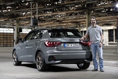 Audi A1 Sportback 2018 grise noire et bronze Launch Edition vue arrière Didier RIC Largus.fr