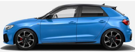 Audi A1 Turbo Blue Edition profil