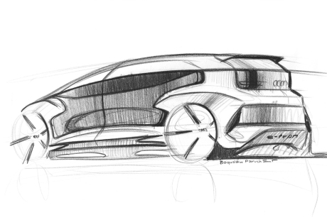 Audi AI:me concept 2019 sketch design vue arriÚre